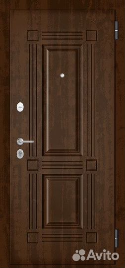 Входные металлические двери с зеркалом