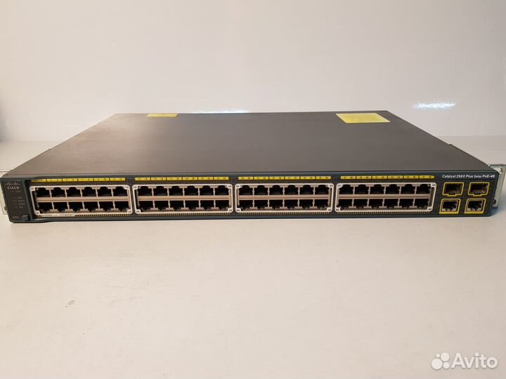Коммутатор CIsco WS-C2960+48PST-S