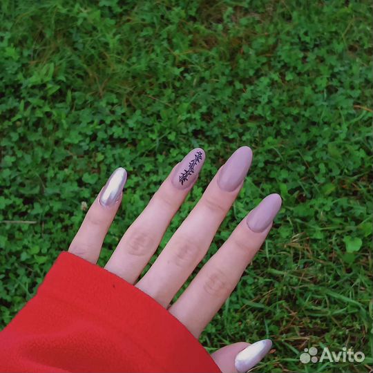 Маникюр гель лак, наращивание