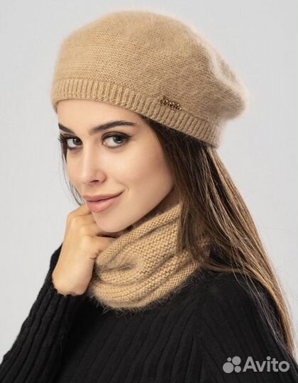 Берет и шарф новые