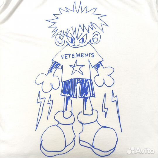 Vetements killua футболка