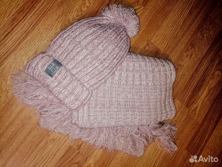 Комплект шапка и шарф