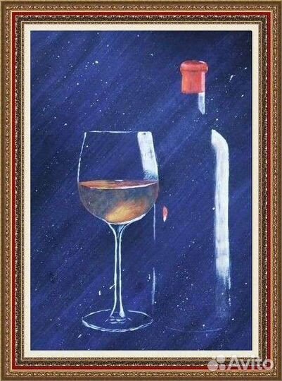 Картина гуашью