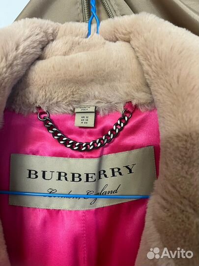 Шуба из эко меха Burberry