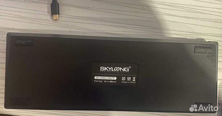 Механическая клавиатура skyloong gk61 black