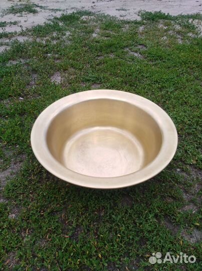Латунный таз