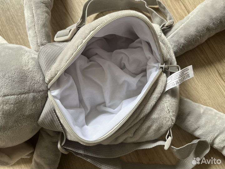 Мягкая игрушка рюкзак заяц