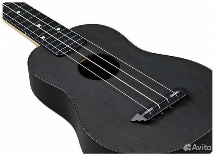 Укулеле сопрано Flight TUS35 Black серии Travel
