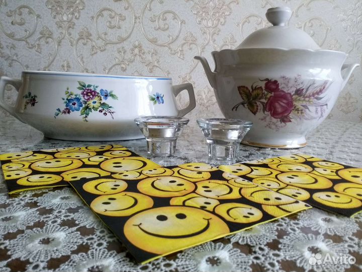 Супница форфоровая СССР