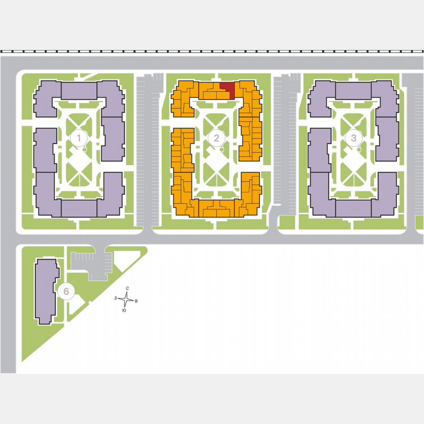 3-к. квартира, 77,9 м², 2/4 эт.