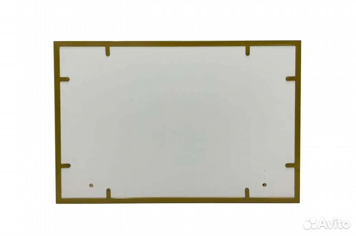 Зеркало 890х590 рамка сатиновое золото