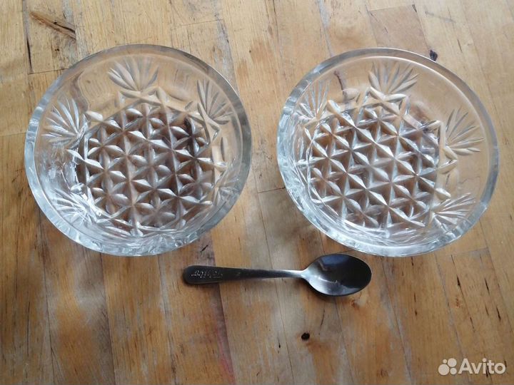 Хрустальнве салатники СССР
