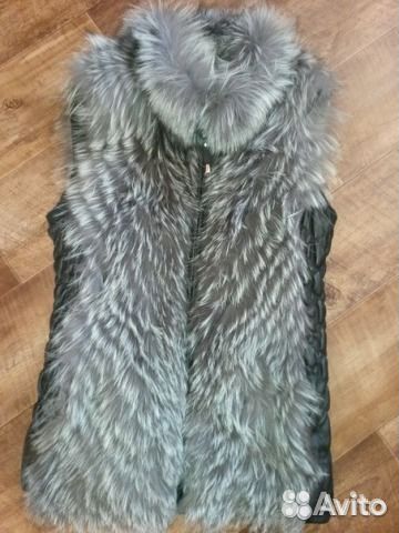 Жилет из чернобурки