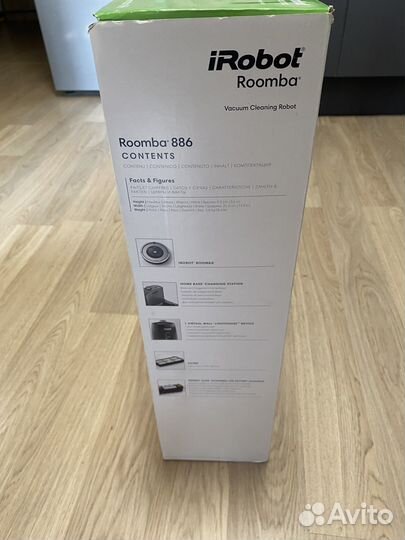 Робот пылесос irobot roomba 886