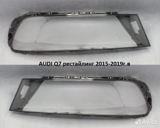 Новые стекла фар audi Q7