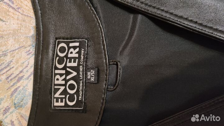 Жилетка кожаная мужская 52р-р