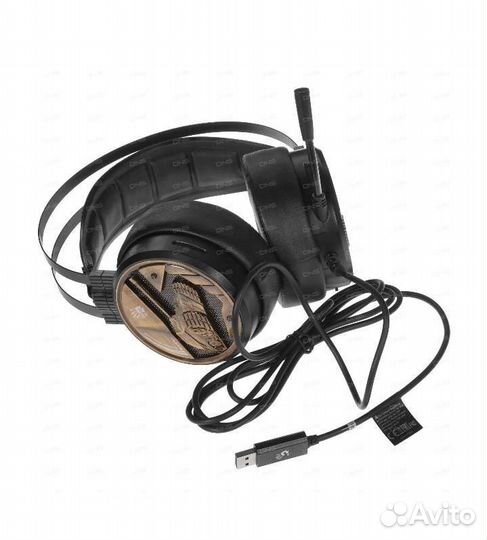 Проводная гарнитура A4Tech Bloody G650S серый