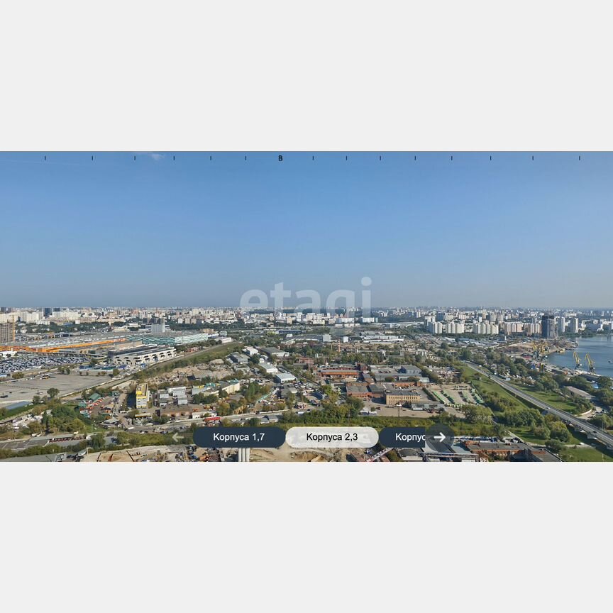 1-к. квартира, 38,4 м², 48/68 эт.