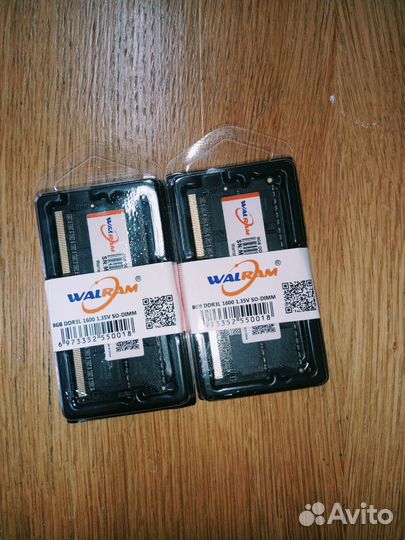 Оперативная память ddr3l 8gb 16gb 1600mhz