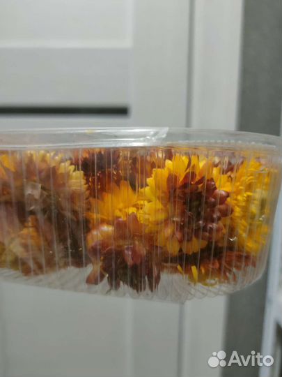 Сухоцветы: жасмин, роза, гелихризум