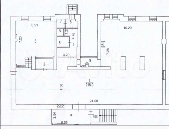 Торговая площадь от 5 м2
