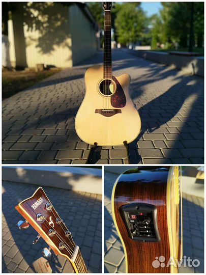 Гитара Yamaha FGX830 + комплект 4 в 1