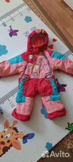 Зимний комбинезон для девочки 92