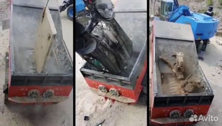 Двухвальный универсальный мобильный шредер муромец