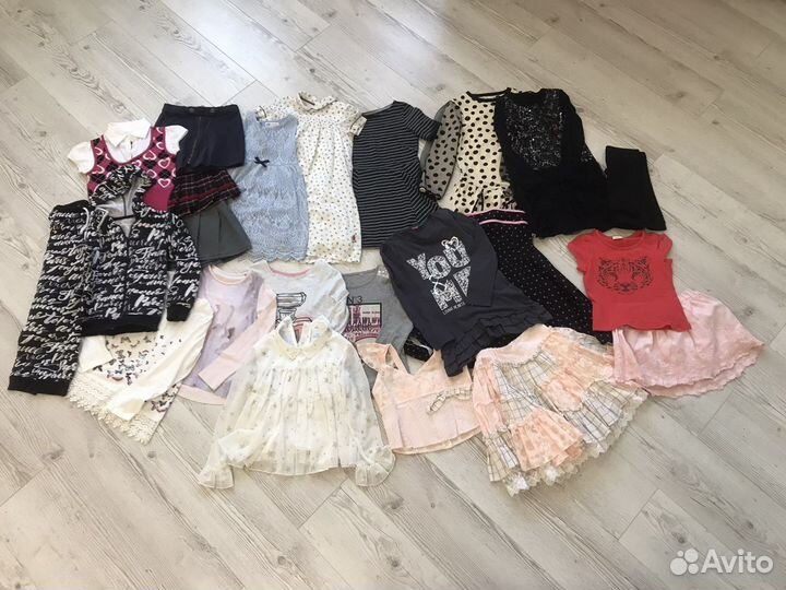 Брендовые вещи пакетом для девочки 116-122