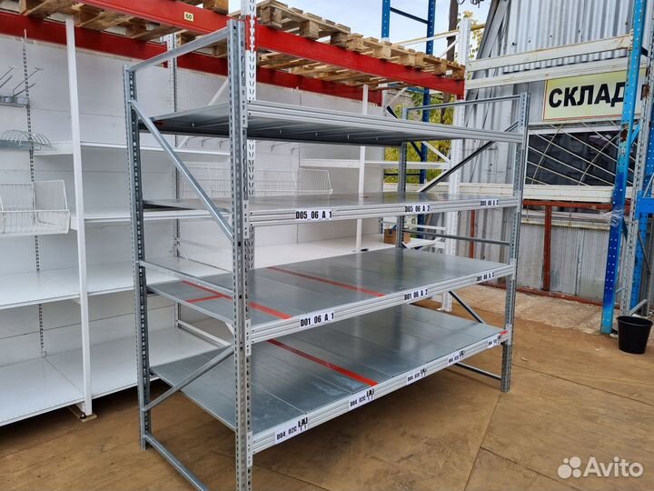 Стеллаж металлический среднегрузовой