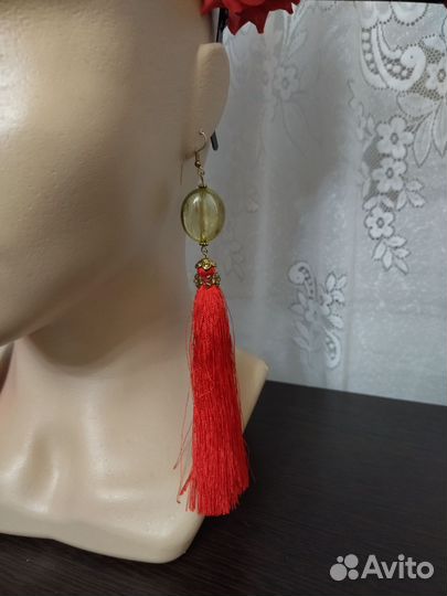 Корона с серьгами, комплект Соблазн