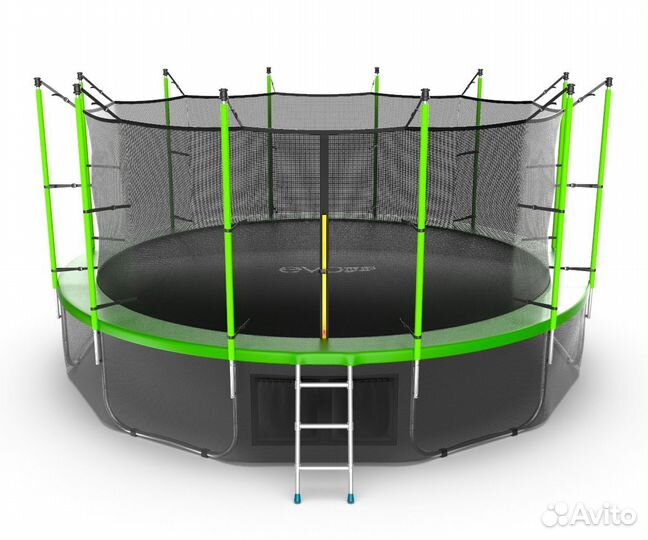 EVO jump Internal 16ft (Green) + Lower net
