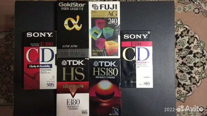 Видеокассеты vhs