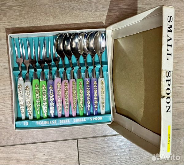 Наборы винтажных столовых приборов Япония