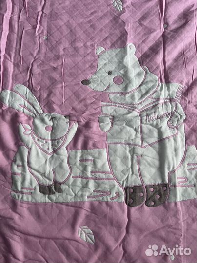 Покрывало на детскую кровать 110*110