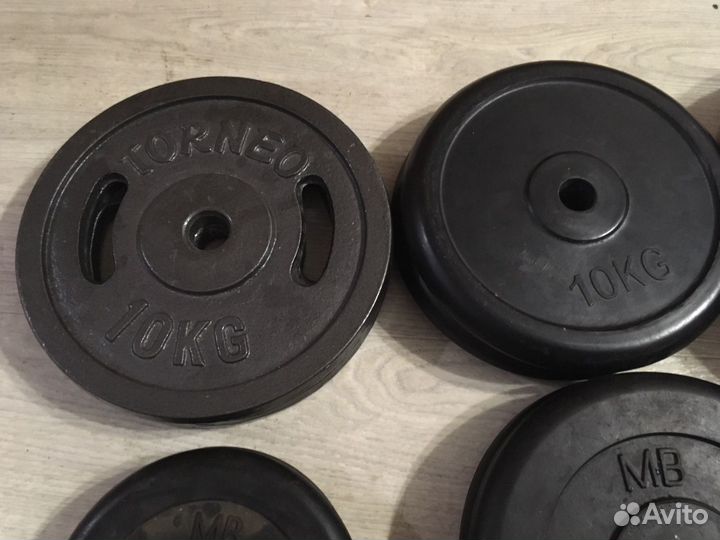 Обрезиненные,металлические,олимпийские блины