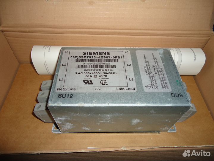 Siemens 6SE7023-4ES87-0FB1 Фильтр радиопомех 36 A