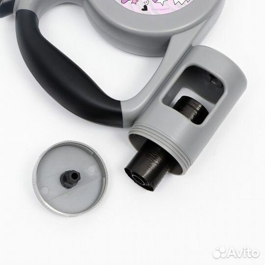 Рулетка с фонарем и отсеком для пакетов 5 м, max 5