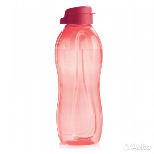 Tupperware Эко-бутылка 1,5 л с клапаном розовая