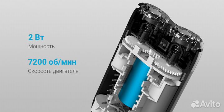 Электробритва Xiaomi Mijia S100 -Гарантия,Доставка