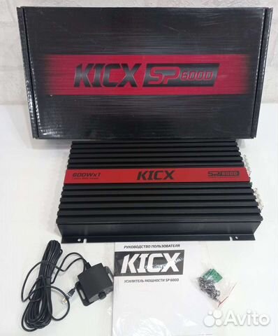 Новый Усилитель 1-канальный (моноблок) Kicx SP 600