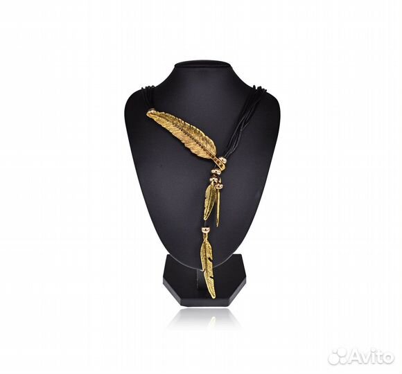 Колье Перья, 55см
