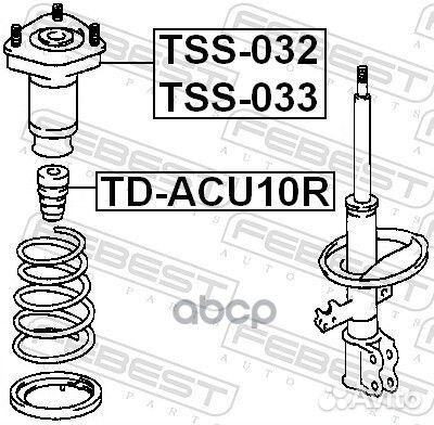 Опора амортизатора lexus RX300 98-03 зад.лев. T