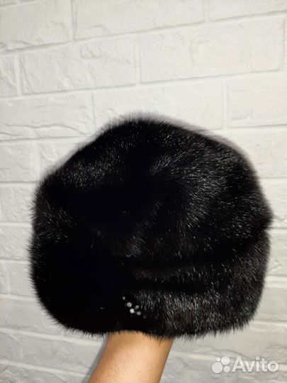 Женская норковая шапка