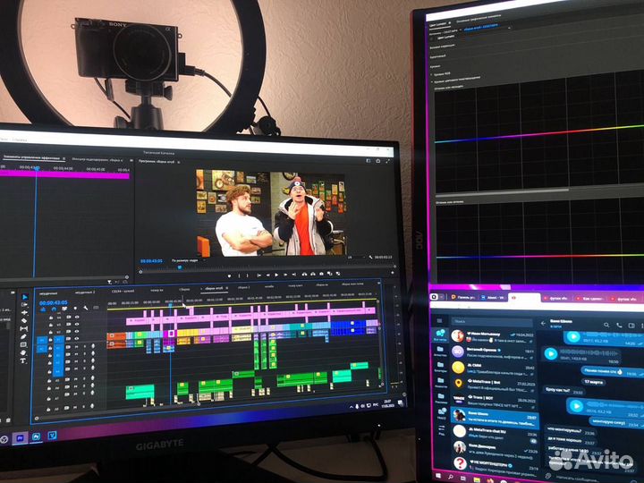 Монтаж видео и фото
