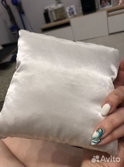 Подушечка для колец свадебных ручная работа