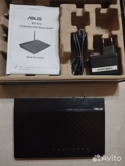 WI-FI Роутер adsl2+ asus DSL-N10