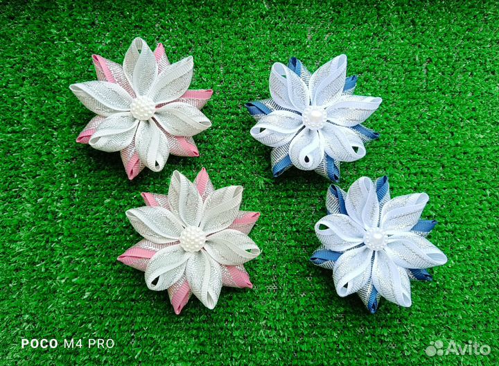 Школьные бантики ручной работы