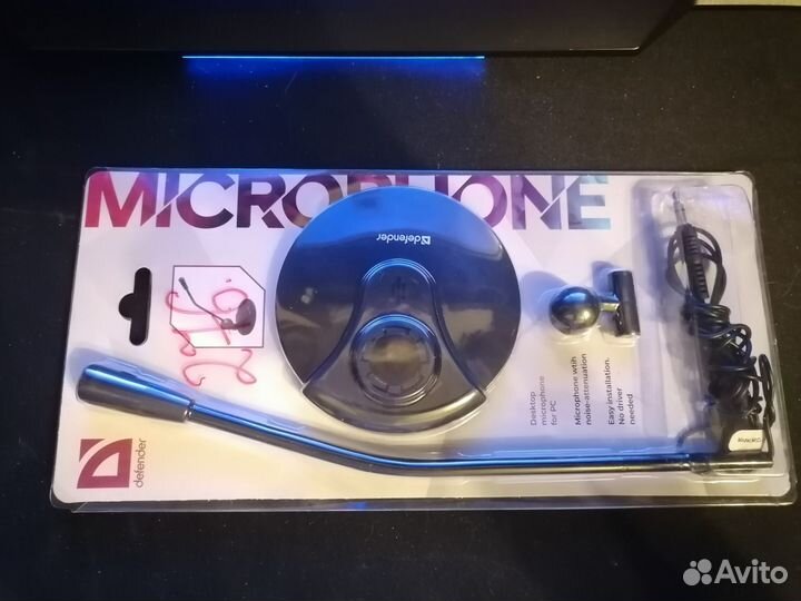 Шедевро-Микрофон Defender MIC-117 чёрный