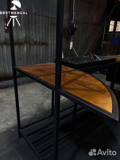 Мангал с крышей